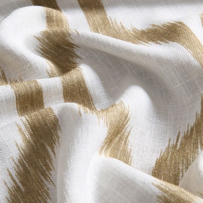Natural Linen Blend Blackout Grommet Curtain Panel