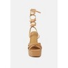 Splitsoul Lace Up High Platform Sandal Women - 2 of 4