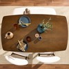 Best Choice Products 4-Piece Mid-Century Modern Upholstered Wooden Dining Set w/ 2 Chairs, Bench - Walnut/Cream - 4 of 4