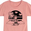 Girls' - Peanuts - Linus Skateboarding Fitted Short Sleeve Graphic T-Shirt - 2 of 4