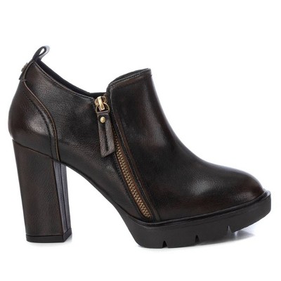 Xti Women's Platform Ankle Booties 142989, Bronze, 9