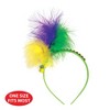 Beistle Mardi Gras Headband, (4/Pkg) Multicolored - 4 of 4