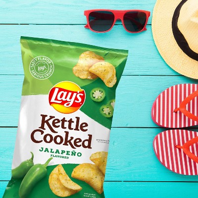 Lay's Kettle Cooked Jalape&#241;o Flavored Potato Chips - 8oz_1