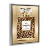Stupell Industries Leopard Pattern Perfume Black Framed Floater Canvas Wall Art - 3 of 4