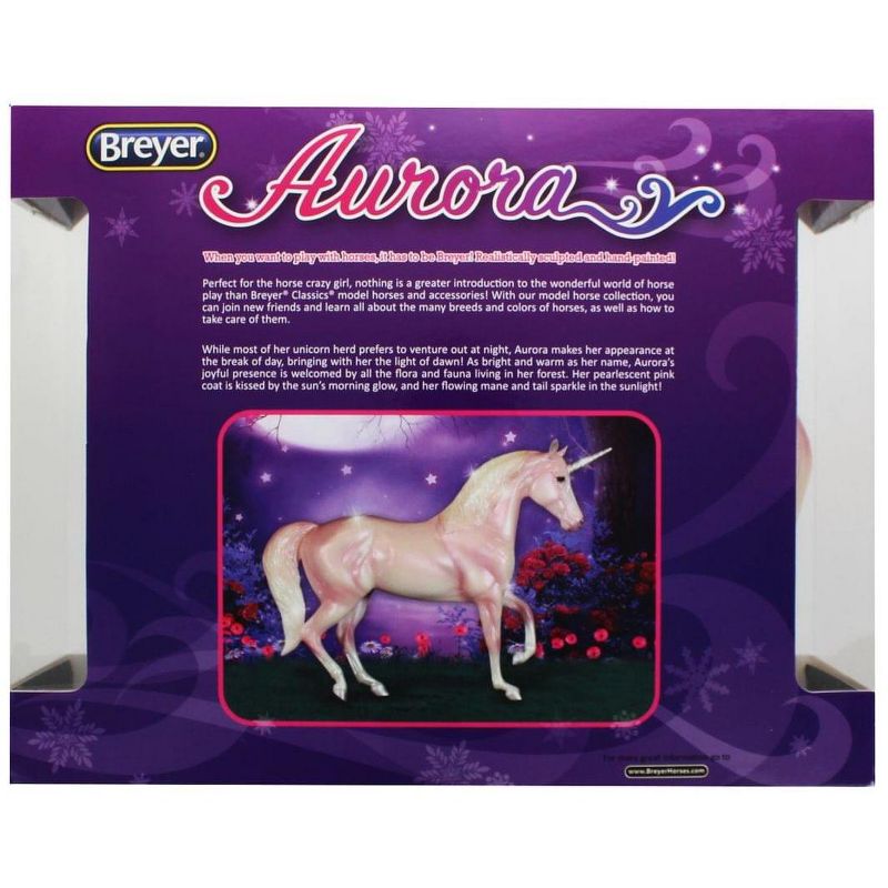 Breyer Animal Creations Breyer Aurora Unicorn Classics Model Horse, 2 of 3