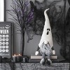 FURNIinspire Decorative Objects Fabric Sitting Gnome With Ghost Hat, Holiday Decor, Party Decorations, Doll Furniture, Multicolored, 4"*8.3"*31.5" - 2 of 4