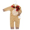 Hudson Baby Unisex Baby Plush Jumpsuits, Rudolph - 2 of 2
