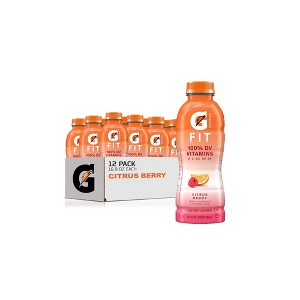 Gatorade Fit Electrolyte Beverage, Citrus Berry - 16.9 Fl Oz Bottle (Pack of 12) - 1 of 3