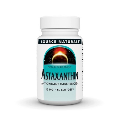 Astaxanthin 12 mg by Source Naturals, Inc.  -  60 Softgel