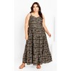 Women's Plus Size Aylin Maxi Dress - taupe | CITY CHIC - image 2 of 4