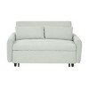 2 Seat Convertible Couch With 2 Throw Pillows And USB Ports,Corduroy Sofa Bed Couch,Loveseat Sofa,Furniture Living Room Couch Sofa-Maison Boucle - 3 of 4