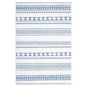 Washable Indoor Farmhouse Large Area Rug for Living Room Bedroom, Non Slip Geometric Print Carpet for Home Office - 1 of 4