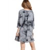 Women's Tie Dye Frayed Hem Dress - umgee - 3 of 4