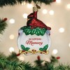 Old World Christmas 4.0 Inch Memorial Cardinal In Loving Memory Tree Ornaments - 3 of 3