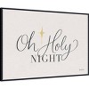 Amanti Art 41"x28" Oh Holy Night by Becky Thorns Framed Canvas Wall Art Print - 2 of 4