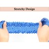 Alilang Elastic Sequin Trim, 3 Inch 8 Row Wide Flat Glitter Bling Fabric Paillette Sequin Ribbon, Metallic Sewing DIY Project, 5.5 Yards - 4 of 4