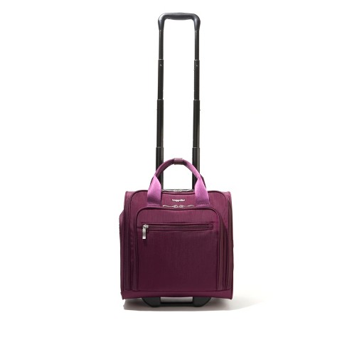 Baggallini 2 Wheel Underseater Carry On Luggage Mulberry