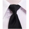 Men's Solid Color 19" Clip On Neck Tie - 2 of 3