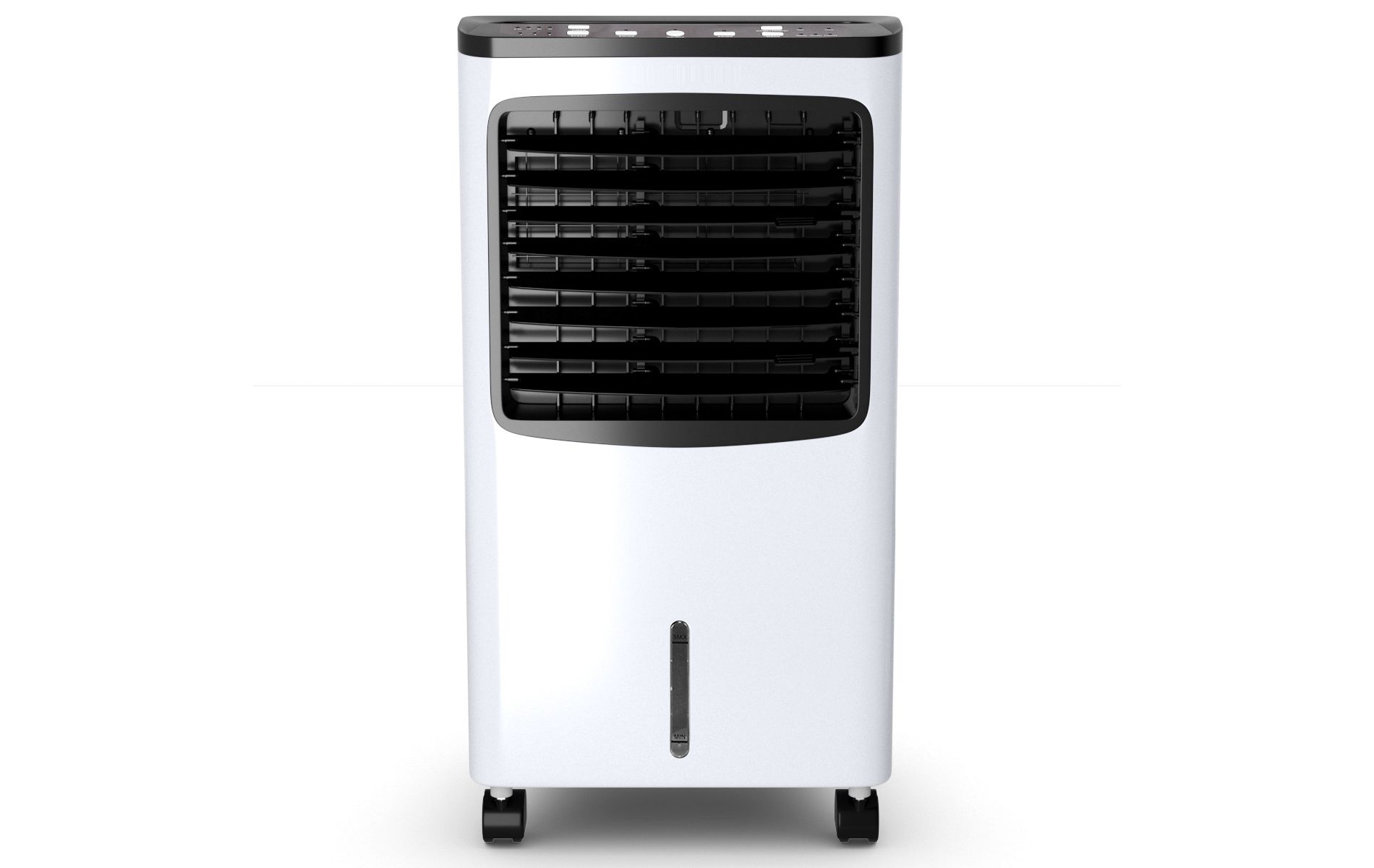 Tangkula 3-IN-1 Portable AC Cooling Fan Evaporative Air Cooler & Humidifier with 3-Mode, 3-Speed, 7.5H Timer Function, Remote Control Cooler White