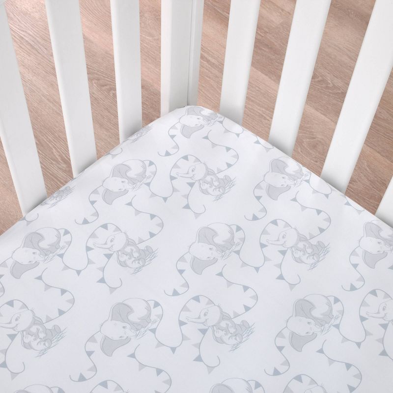Disney Dumbo Hello Baby Fitted Crib Sheet, 3 of 5