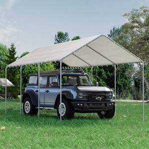 EROMMY Carports, Waterproof & UV Protected Garage, Outdoor Canopy - 1 of 4