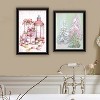 2Piece Vignette Pink Candy Land Christmas Trees Black Framed Wall Art for Living Room,Wall Art Print for Home Decor by Mary June - 3 of 4