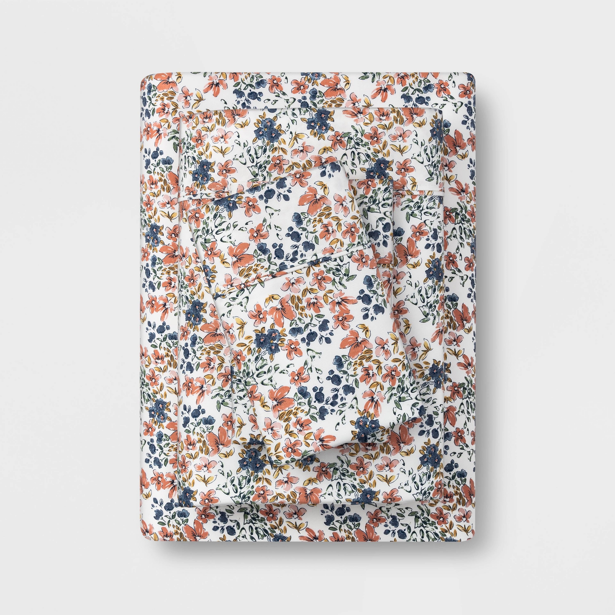 King Printed Performance 400 Thread Count Sheet Set Ditsy Floral - Threshold™