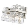Bennington Collection 2-Bulb Bath Fixture - Steel, Dimmable, Damp Rated, Brushed Nickel - 3 of 4