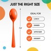 Exquisite Heavy Duty Solid Color Plastic Spoons-100 Count - 3 of 4