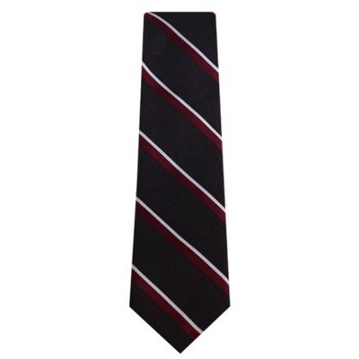 Men's Stripe Slim 2.5 Inch Wide And 58 Inch Long Woven Neckties