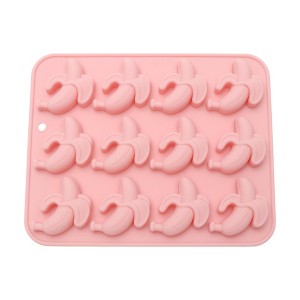 Unique Bargains Chocolate Mould 12-Cavity Banana Bunch Candy Mould Hand Wash 7.01"x5.63"x0.63" 1 Pc - 1 of 4