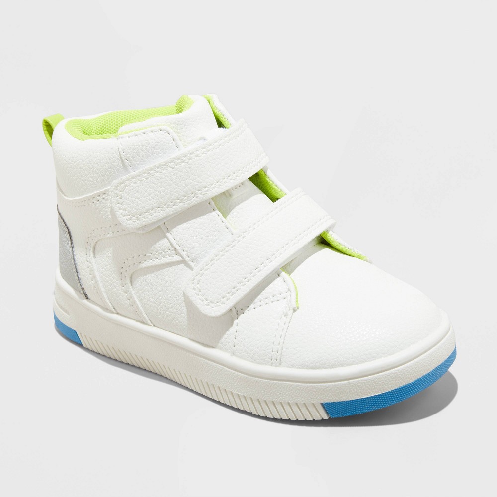 Toddler Ben High-Top Sneakers - Cat & Jack™ White 7T