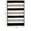Colonial Mills Portico Braided Rug, Sharp Black 3'x5', Rectangle Shape - 2 of 2