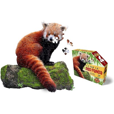 Madd Capp Games I AM Lil Red Panda 100 Piece Animal-Shaped Jigsaw Puzzle