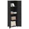 vidaXL Garden Storage Cabinet Black - 4 of 4