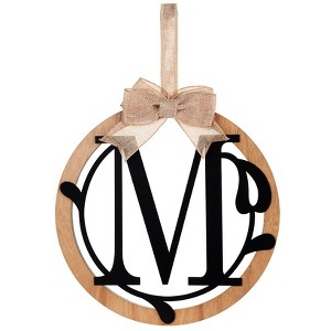 The Lakeside Collection Monogram Hangings - M - 1 of 2