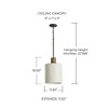 Capital Lighting Destin 1 - Light Pendant in  Dark Pewter - 2 of 4