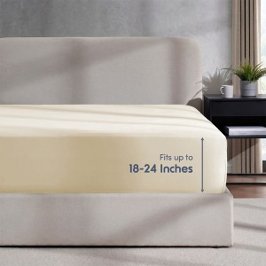 Empyrean Extra Deep Pocket Single Fitted Sheet - 1 of 4