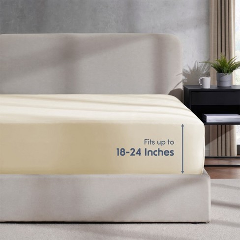 Empyrean Extra Deep Pocket Single Fitted Sheet - image 1 of 4