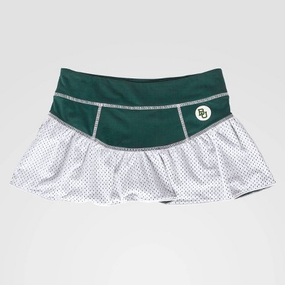 NCAA Baylor Bears Ruffle Skorts - White M