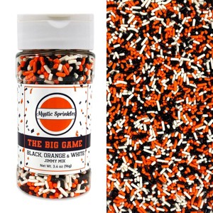Mystic Sprinkles The Big Game: Black, Orange & White Jimmy Mix 3oz Bottle - 1 of 4