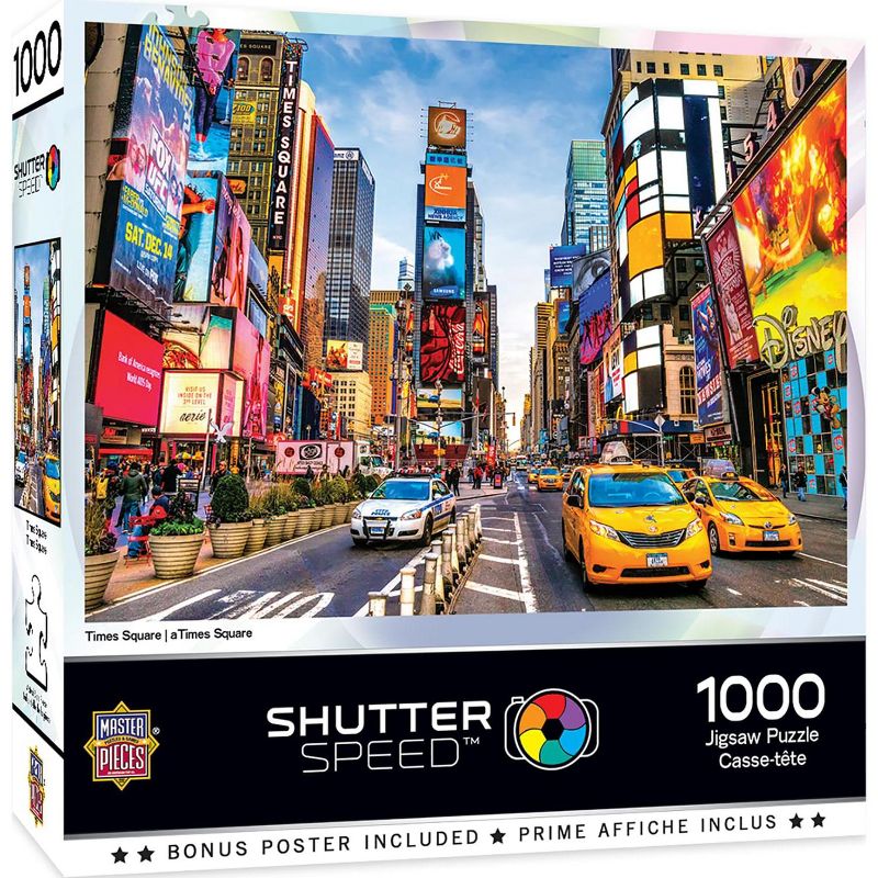MasterPieces Inc ShutterSpeed Times Square 1000 Piece Jigsaw Puzzle, 1 of 7