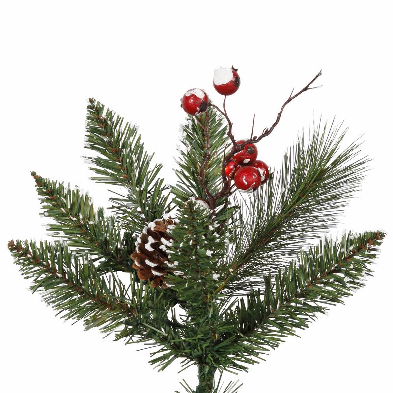 Vickerman Snow Tipped Pine Artificial Christmas Tree, 2 of 6