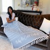 Pavilion Gift Company - Baby It's Cold Outside - 50" x 60" Inspirational Plush Blanket - Throw Blankets - 3 of 4