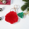 Unique Bargains Christmas Keychain with Double Ring and Lobster Clasp Alloy 2.76" 1 Pc - 4 of 4