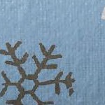 snowflakes dusty blue
