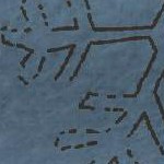 snowflakes dusty blue