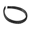 Unique Bargains Women's Double Strands Synthetic Hair Plaited Headband with Teeth 0.67 inch Wide 1 Pc - 4 of 4