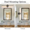 LLHZSY Modern Minimalist Dimmable Metal Wall Sconce 24" LED Vanity Light-3 CCT(3000K/4000K/6000K) - 4 of 4