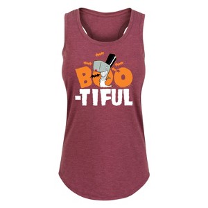 Women's - SpongeBob SquarePants - Boo-tiful Graphic Racerback Tank - 1 of 4